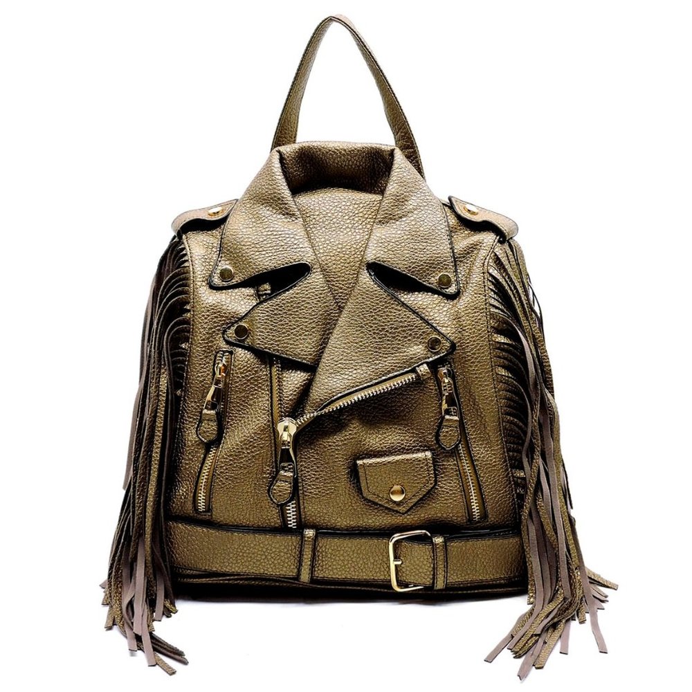 Motorcycle Jacket Backpack- Deep Bronze